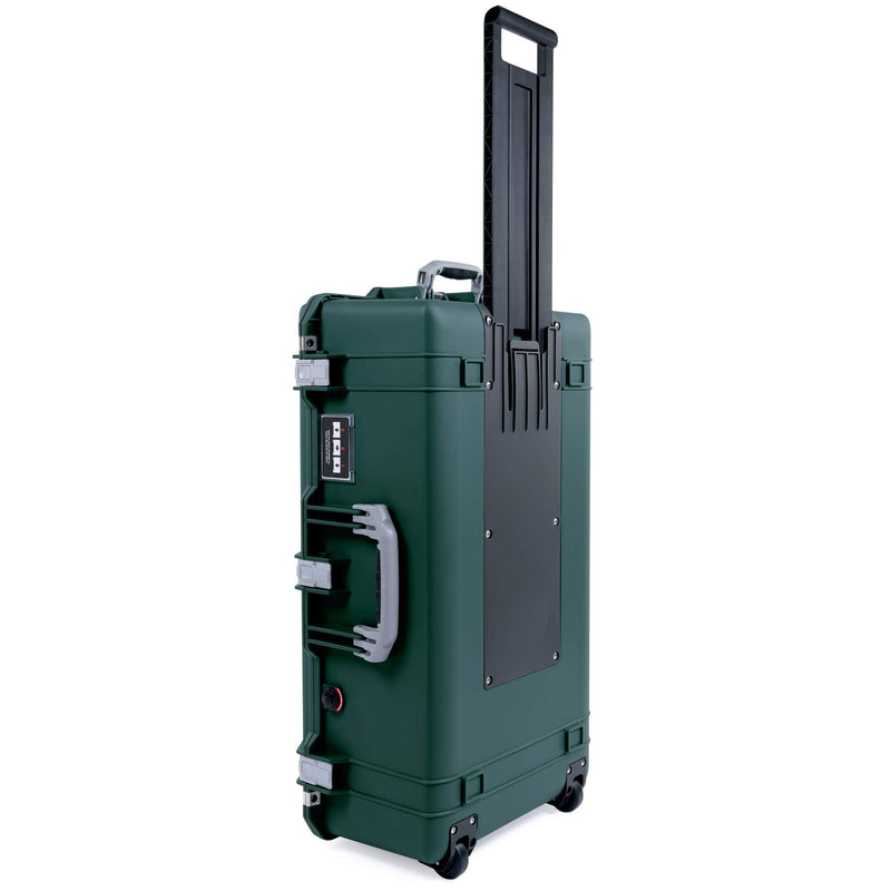 Pelican 1615 Air Case, Trekking Green with Silver Handles & Push-Button Latches ColorCase 