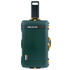 Pelican 1615 Air Case, Trekking Green with Yellow Handles & Push-Button Latches ColorCase