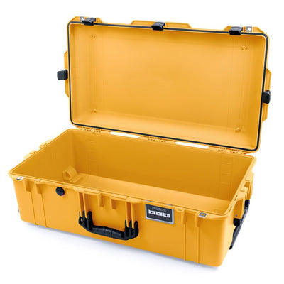 Pelican 1615 Air Case, Yellow with Black Handles & Latches None (Case Only) ColorCase 016150-0000-240-110