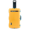 Pelican 1615 Air Case, Yellow with Blue Handles & Latches ColorCase