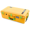 Pelican 1615 Air Case, Yellow with Lime Green Handles & Latches ColorCase