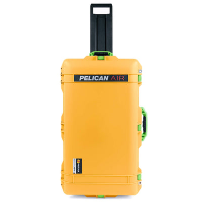 Pelican 1615 Air Case, Yellow with Lime Green Handles & Latches ColorCase