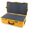 Pelican 1615 Air Case, Yellow with OD Green Handles & Latches Pick & Pluck Foam with Convoluted Lid Foam ColorCase 016150-0001-240-130