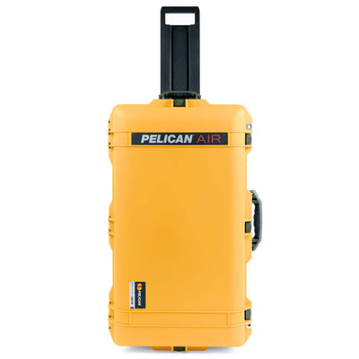 Pelican 1615 Air Case, Yellow with OD Green Handles & Latches ColorCase