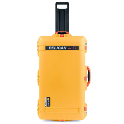 Pelican 1615 Air Case, Yellow with Orange Handles & Latches ColorCase