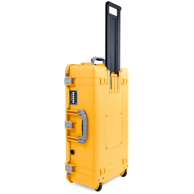 Pelican 1615 Air Case, Yellow with Silver Handles & Latches ColorCase 