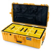 Pelican 1615 Air Case, Yellow Yellow Padded Microfiber Dividers with Mesh Lid Organizer ColorCase 016150-0110-240-240
