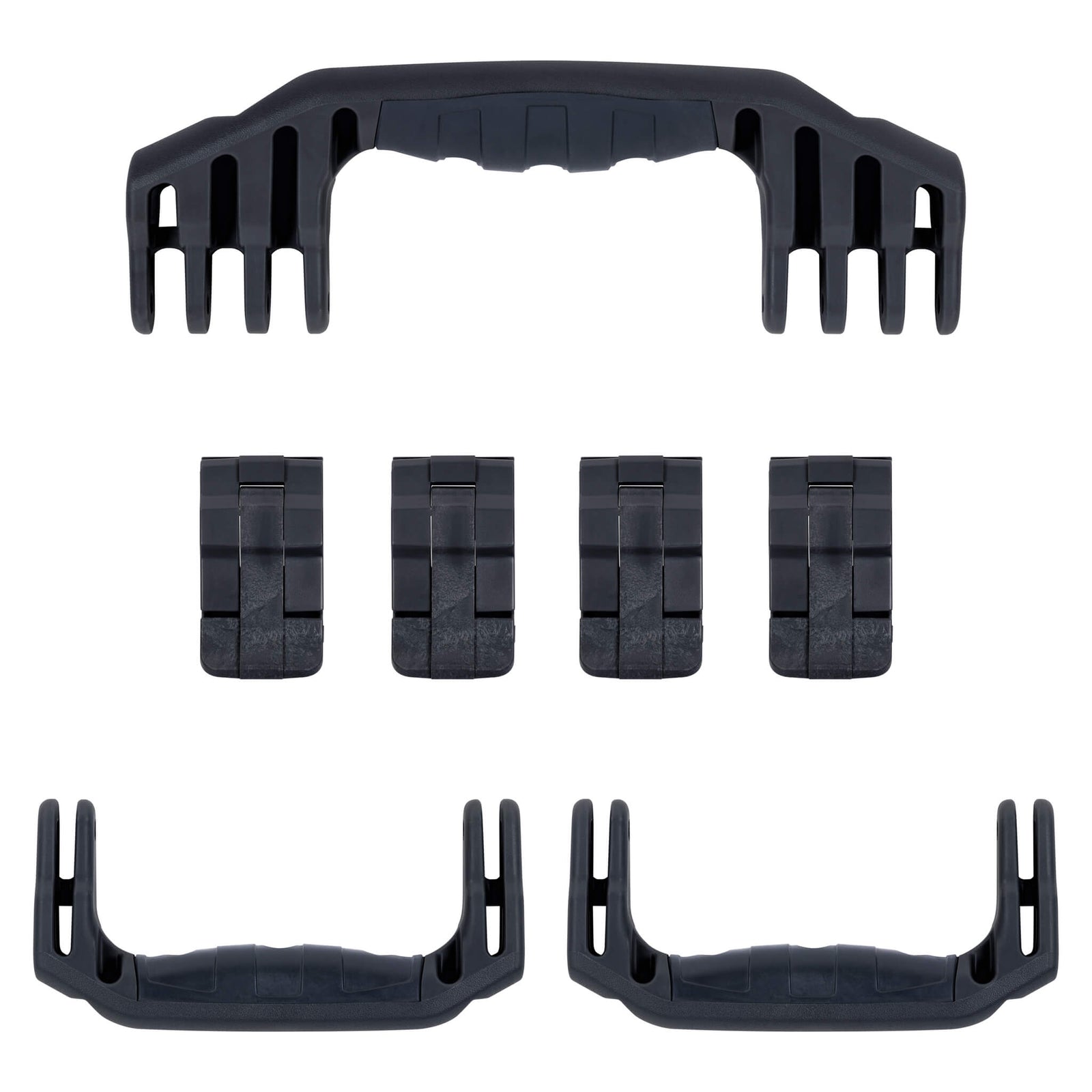 Pelican 1620 Replacement Handles & Latches, Black (Set of 3 Handles, 4 Latches) ColorCase 
