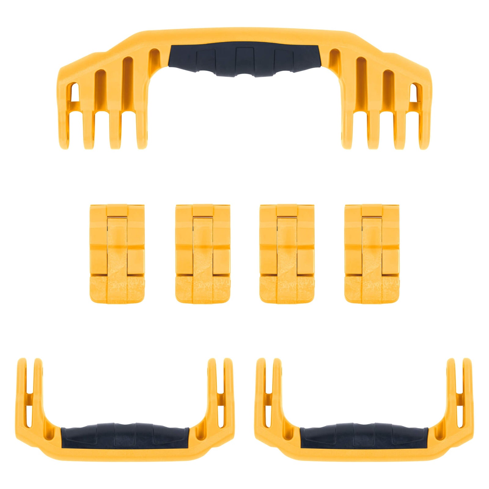 Pelican 1620 Replacement Handles & Latches, Yellow (Set of 3 Handles, 4 Latches) ColorCase 