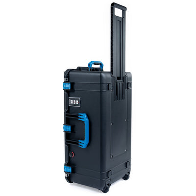 Pelican 1626 Air Case, Black with Blue Handles & Latches ColorCase