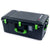 Pelican 1626 Air Case, Black with Lime Green Handles & Latches ColorCase 