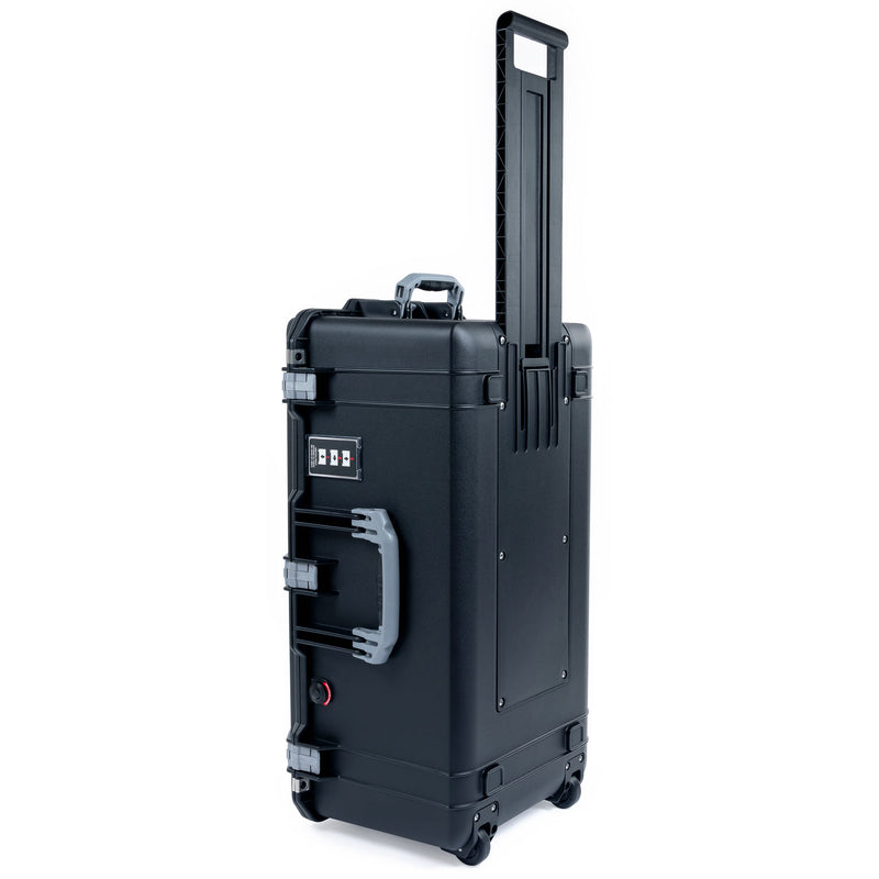 Pelican 1626 Air Case, Black with Silver Handles & Latches ColorCase 