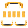 Pelican 1626 Air Replacement Handles & Latches, Yellow, Push-Button (Set of 3 Handles, 5 Latches) ColorCase