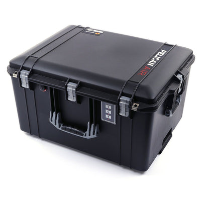 Pelican 1637 Air Case, Black with Silver Handles & Latches ColorCase