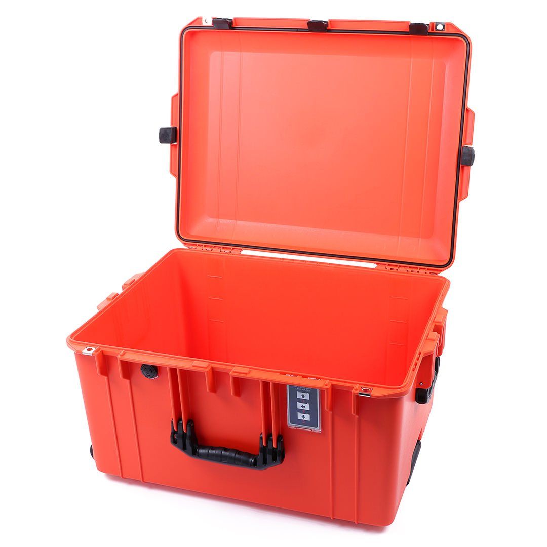 Pelican 1637 Air Case, Orange with Black Handles &amp; Latches None (Case Only) ColorCase 016370-0000-150-110