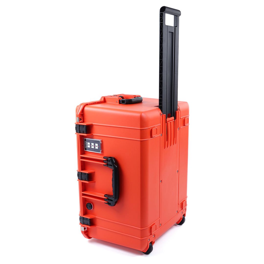 Pelican 1637 Air Case, Orange with Black Handles & Latches ColorCase 