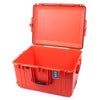 Pelican 1637 Air Case, Orange with Red Handles & Latches None (Case Only) ColorCase 016370-0000-150-320