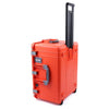 Pelican 1637 Air Case, Orange with Silver Handles & Latches ColorCase