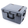 Pelican 1637 Air Case, Silver with Black Handles & Latches ColorCase
