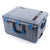 Pelican 1637 Air Case, Silver with Blue Handles & Latches ColorCase 