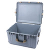Pelican 1637 Air Case, Silver with Desert Tan Handles & Latches None (Case Only) ColorCase 016370-0000-180-310