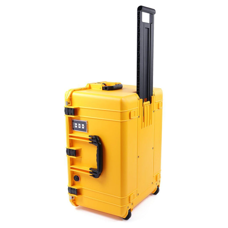 Pelican 1637 Air Case, Yellow with Black Handles & Latches ColorCase 