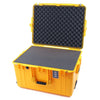 Pelican 1637 Air Case, Yellow Pick & Pluck Foam with Convolute Lid Foam ColorCase 016370-0001-240-240