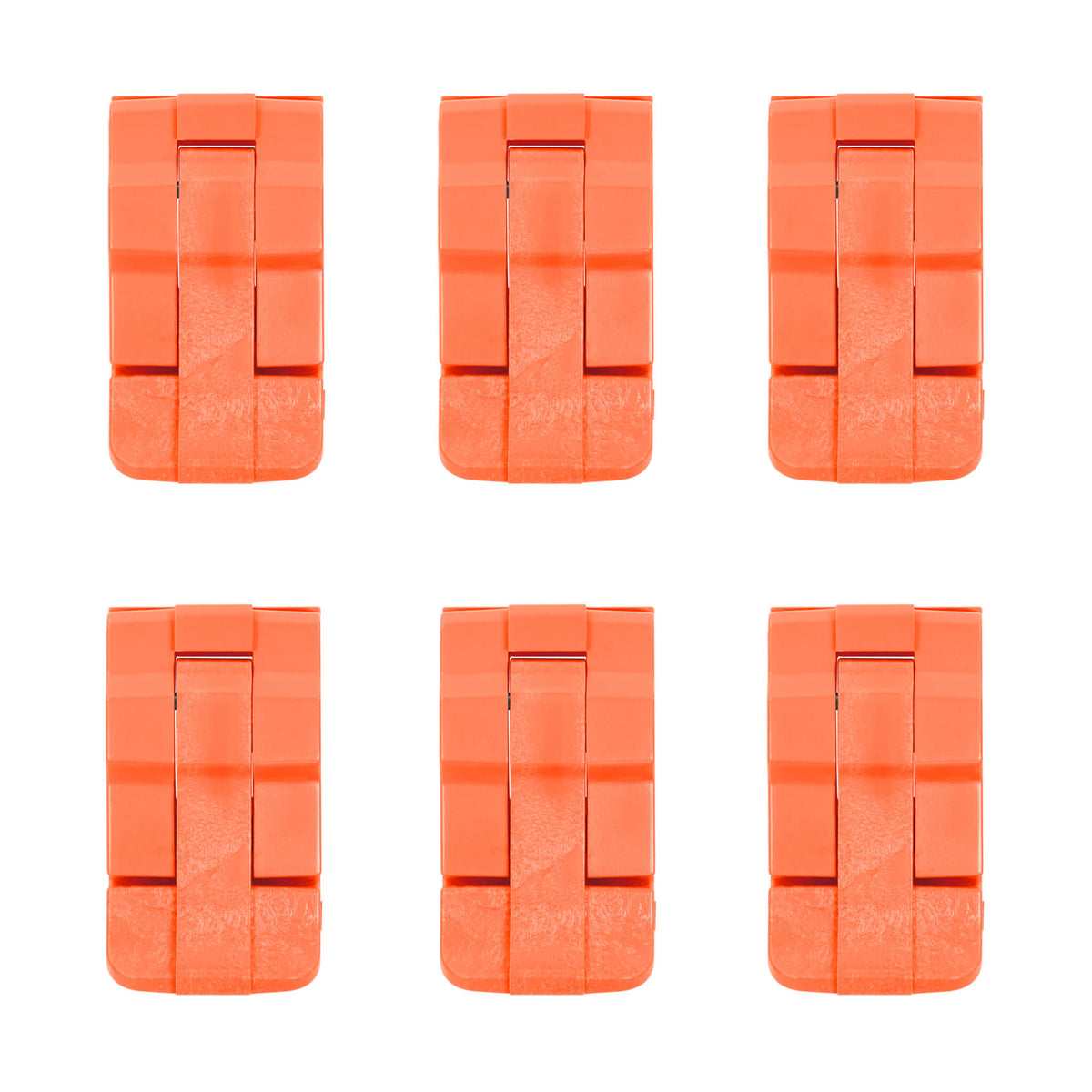 Pelican 1640 Replacement Latches, Orange (Set of 6) ColorCase 