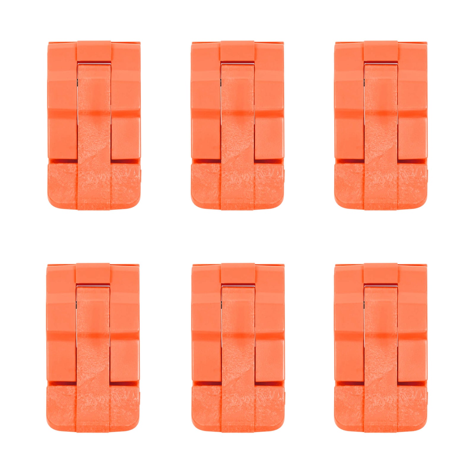 Pelican 1640 Replacement Latches, Orange (Set of 6) ColorCase 