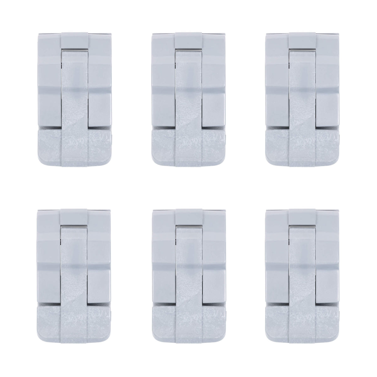 Pelican 1640 Replacement Latches, Silver (Set of 6) ColorCase 