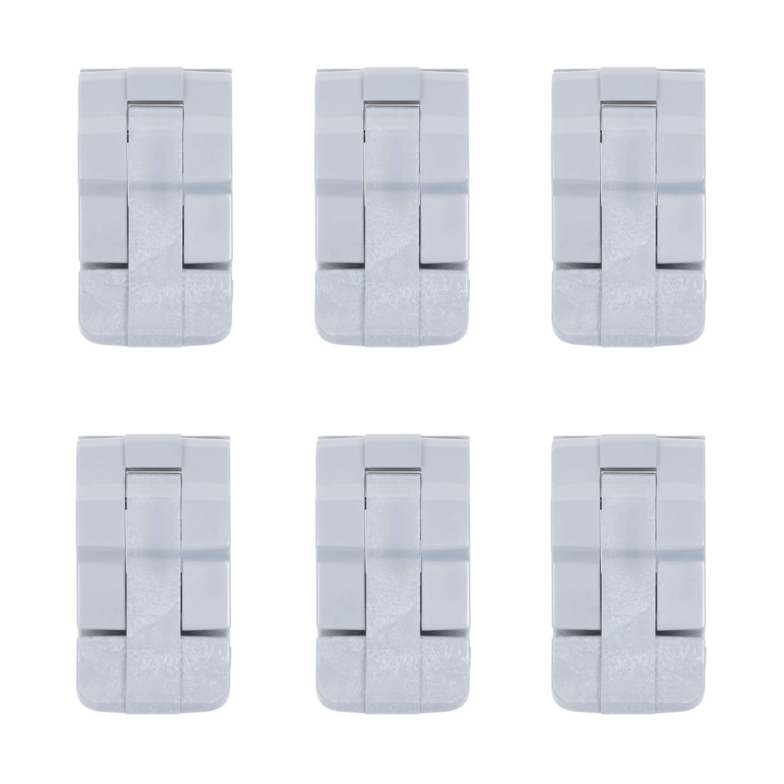 Pelican 1640 Replacement Latches, Silver (Set of 6) ColorCase 