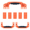 Pelican 1646 Air Replacement Handles & Latches, Orange, Push-Button (Set of 3 Handles, 5 Latches) ColorCase