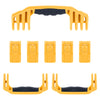 Pelican 1646 Air Replacement Handles & Latches, Yellow, Push-Button (Set of 3 Handles, 5 Latches) ColorCase