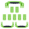 Pelican 1650 Replacement Handles & Latches, Lime Green (Set of 3 Handles, 7 Latches) ColorCase