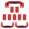 Pelican 1650 Replacement Handles & Latches, Red (Set of 3 Handles, 7 Latches) ColorCase