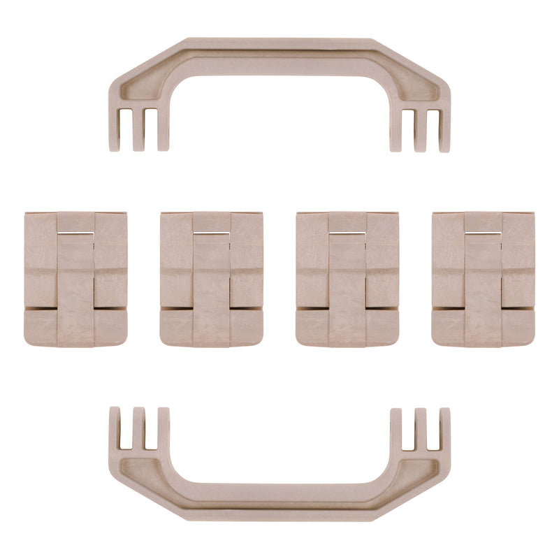 Pelican 1700 Gen1 Replacement Handles & Latches, Desert Tan (Set of 2 Handles, 4 Latches) ColorCase 