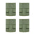 Pelican 1700 Replacement Latches, OD Green (Set of 4) ColorCase 