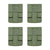 Pelican 1700 Replacement Latches, OD Green (Set of 4) ColorCase 