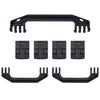 Pelican 1720 Gen1 Replacement Handles & Latches, Black (Set of 3 Handles, 4 Latches) ColorCase