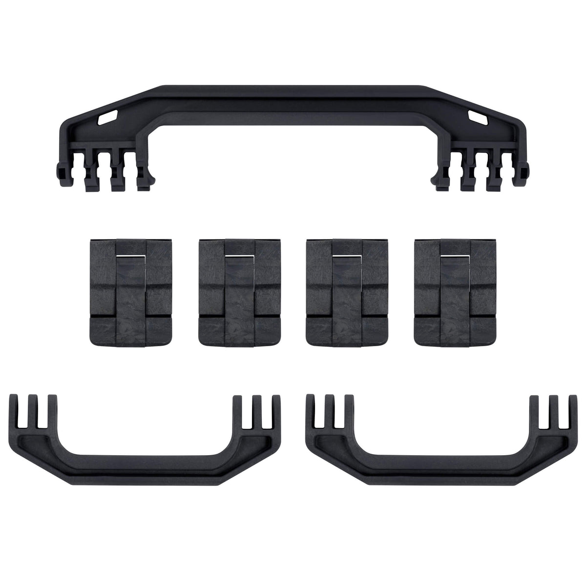 Pelican 1720 Gen1 Replacement Handles &amp; Latches, Black (Set of 3 Handles, 4 Latches) ColorCase 