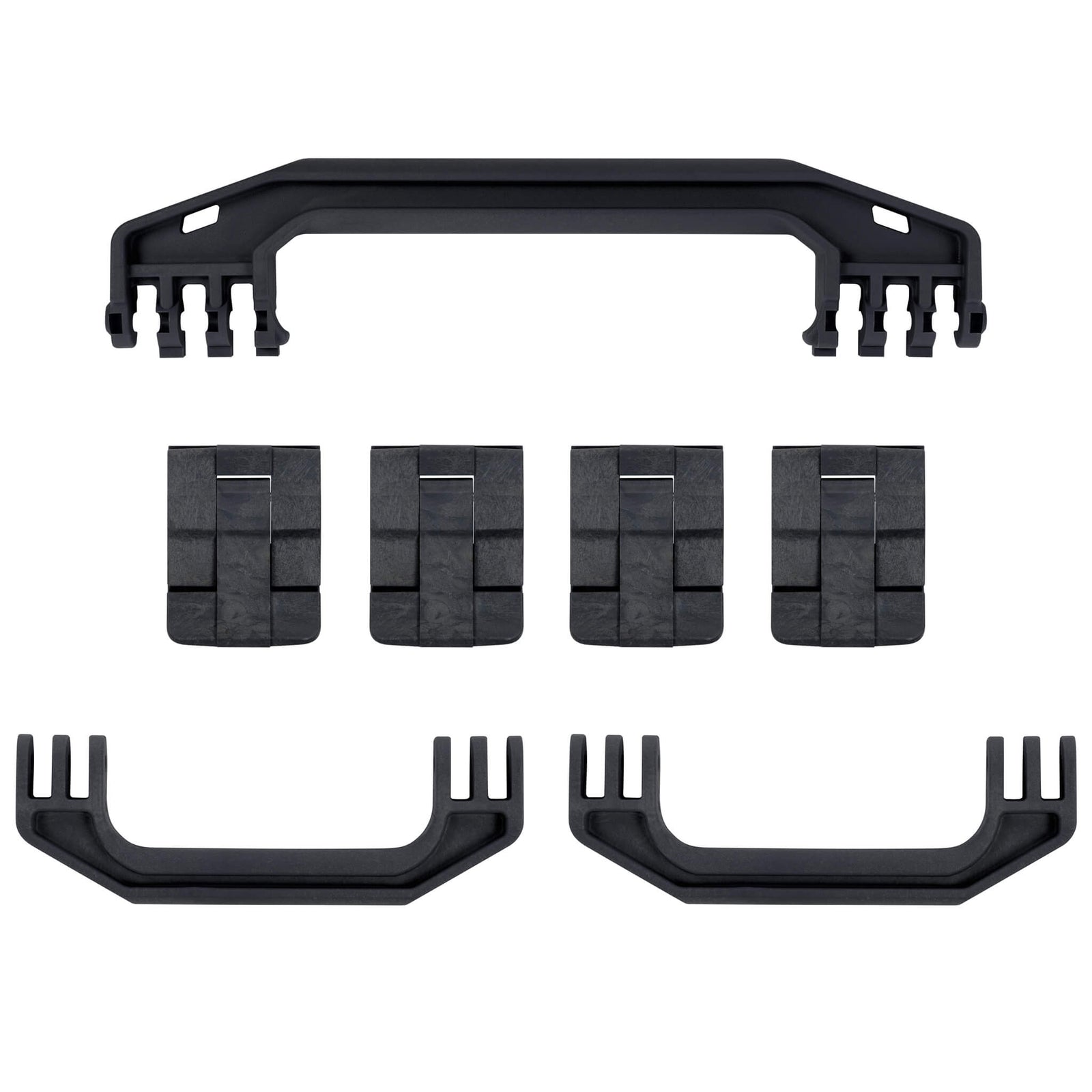 Pelican 1720 Gen1 Replacement Handles & Latches, Black (Set of 3 Handles, 4 Latches) ColorCase 