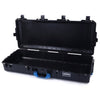 Pelican 1745 Air Case, Black with Blue Handles, Rolling None (Case Only) ColorCase 017450-0000-110-120