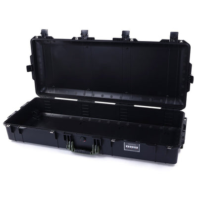 Pelican 1745 Air Case, Black with OD Green Handles, Rolling None (Case Only) ColorCase 017450-0000-110-130