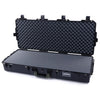 Pelican 1745 Air Case, Black with OD Green Handles, Rolling Pick & Pluck Foam with Convolute Lid Foam ColorCase 017450-0001-110-130