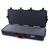 Pelican 1745 Air Case, Black with Red Handles, Rolling Pick & Pluck Foam with Convolute Lid Foam ColorCase 017450-0001-110-320