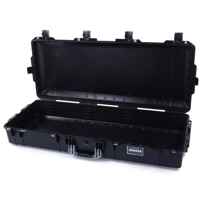 Pelican 1745 Air Case, Black with Silver Gray Handles, Rolling None (Case Only) ColorCase 017450-0000-110-180
