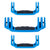 Pelican 1745 Air Replacement Handles, Blue (Set of 3) ColorCase 