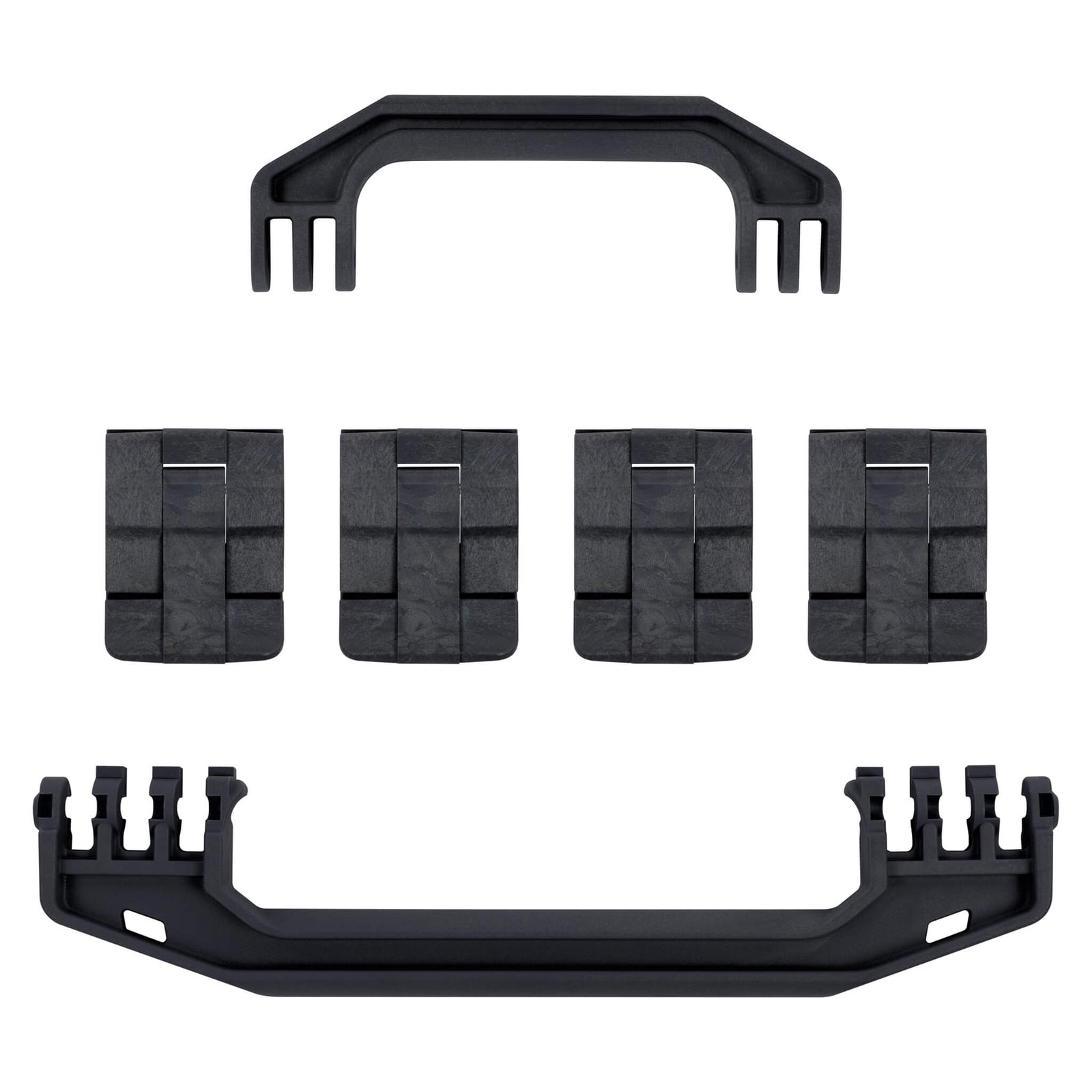 Pelican 1750 Gen1 Replacement Handles & Latches, Black (Set of 2 Handles, 4 Latches) ColorCase 