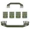 Pelican 1750 Gen1 Replacement Handles & Latches, OD Green (Set of 2 Handles, 4 Latches) ColorCase