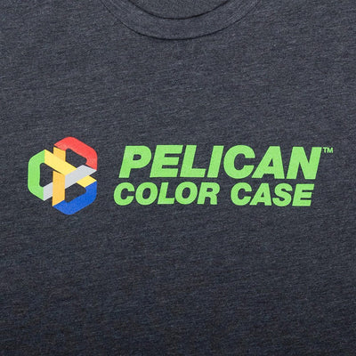Pelican Color Case Logo T-Shirt, Charcoal Gray, Cotton-Poly Blend ColorCase